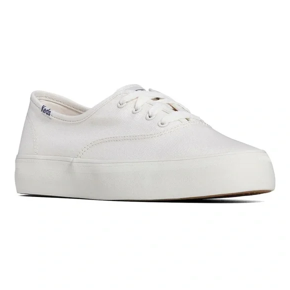 NWT$60 Keds Champion Gender Neutral Canvas Lace Up Snow White sz 5 - Picture 2 of 8